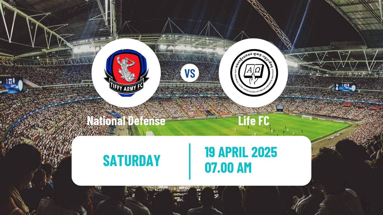 Soccer Cambodian CPL National Defense - Life FC