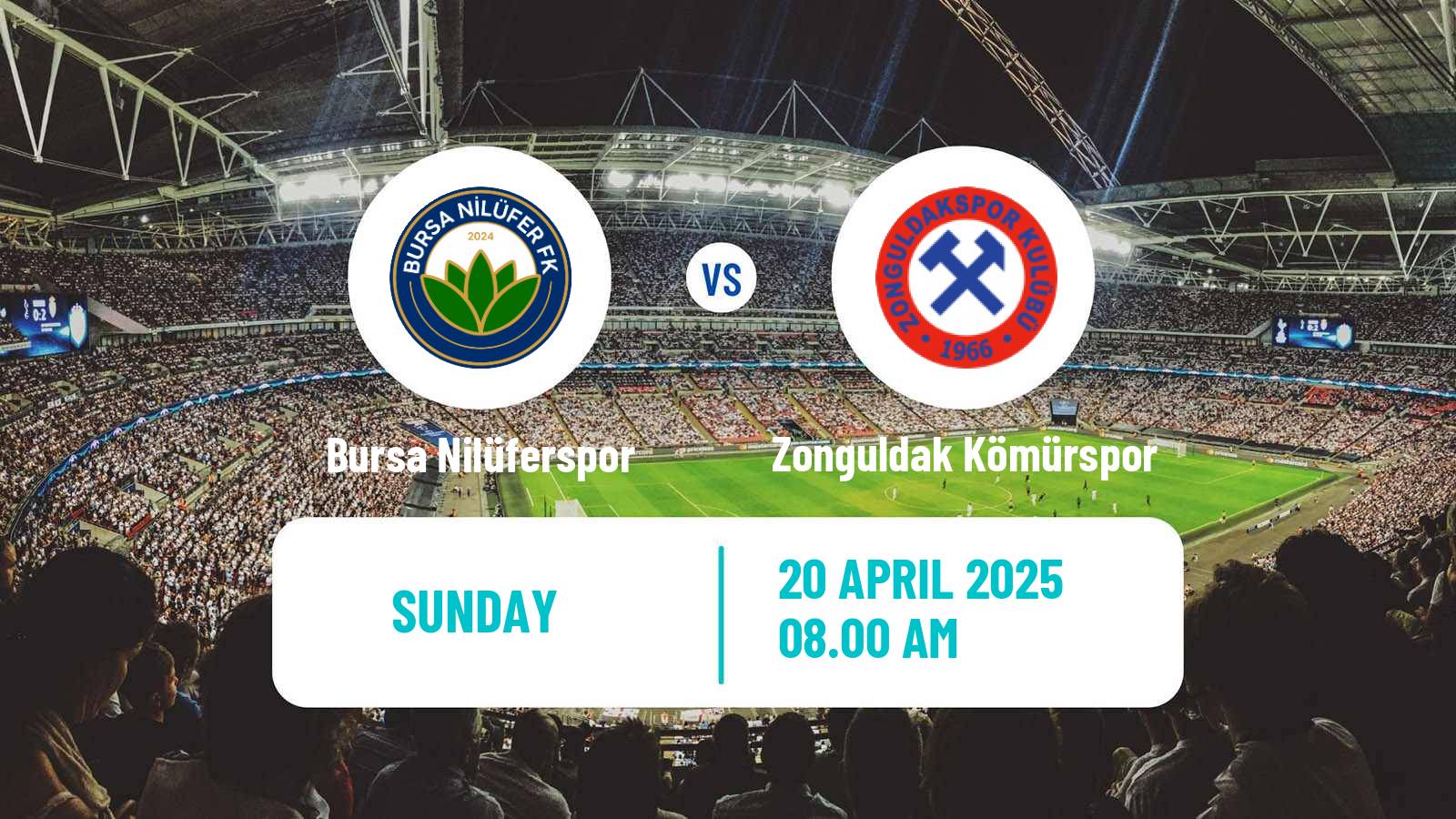 Soccer Turkish 3 Lig Group 4 Bursa Nilüferspor - Zonguldak Kömürspor