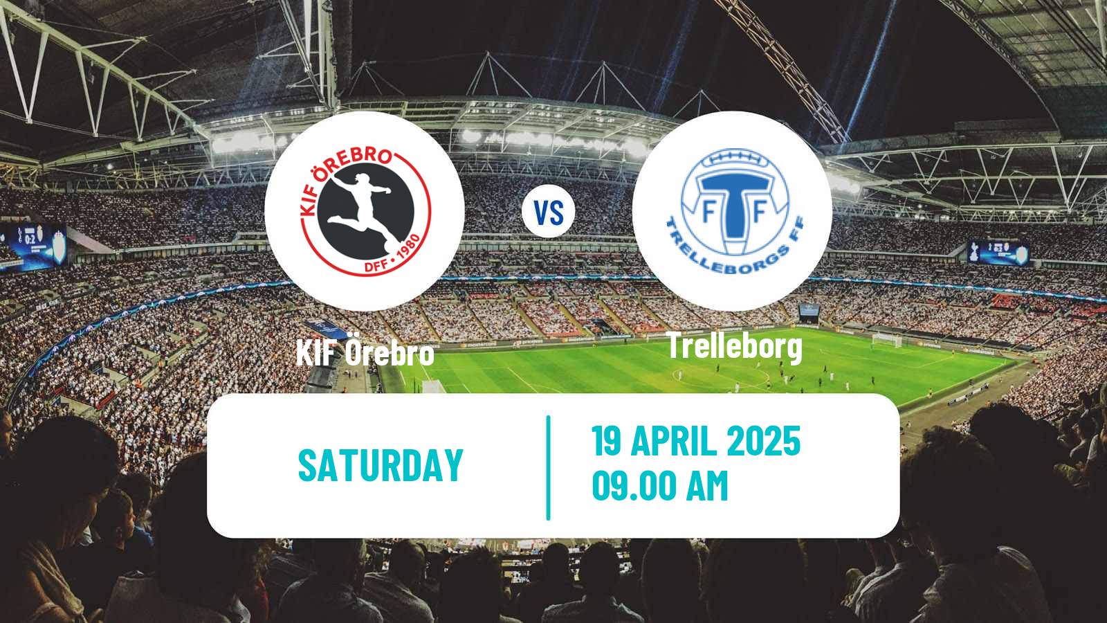 Soccer Swedish Elitettan Women Örebro - Trelleborg