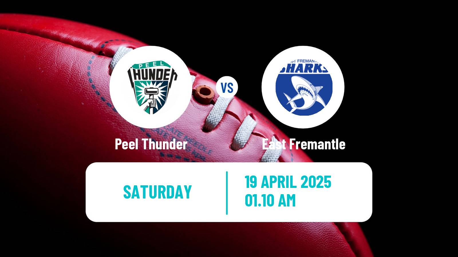 Aussie rules WAFL Peel Thunder - East Fremantle