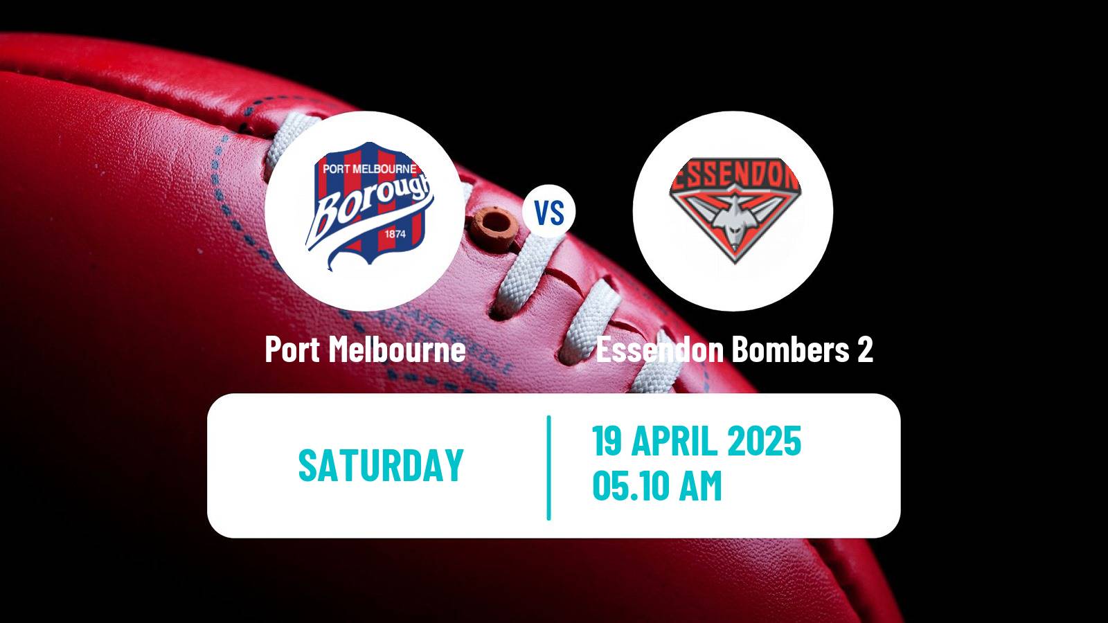 Aussie rules VFL Port Melbourne - Essendon Bombers 2