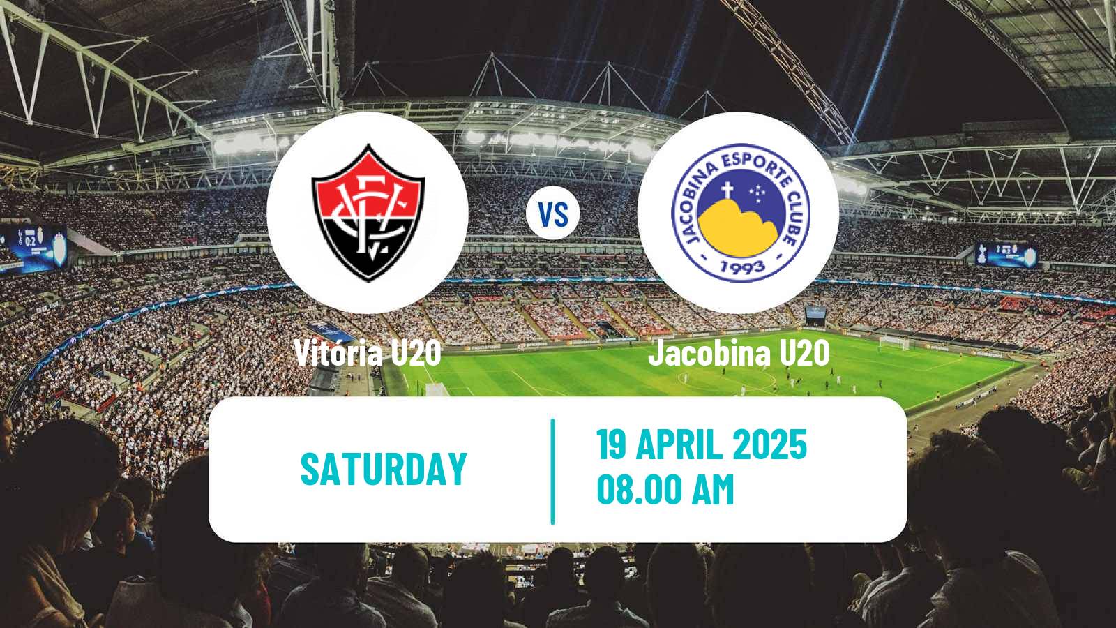 Soccer Brazilian Baiano U20 Vitória U20 - Jacobina U20