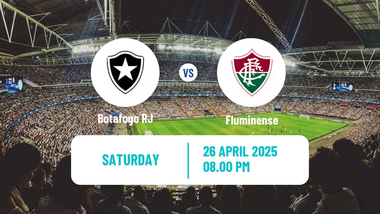 Soccer Brazilian Serie A Botafogo RJ - Fluminense