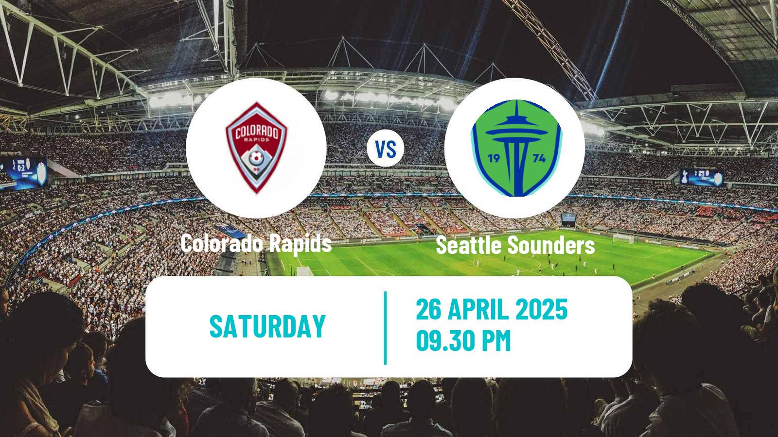 Soccer MLS Colorado Rapids - Seattle Sounders