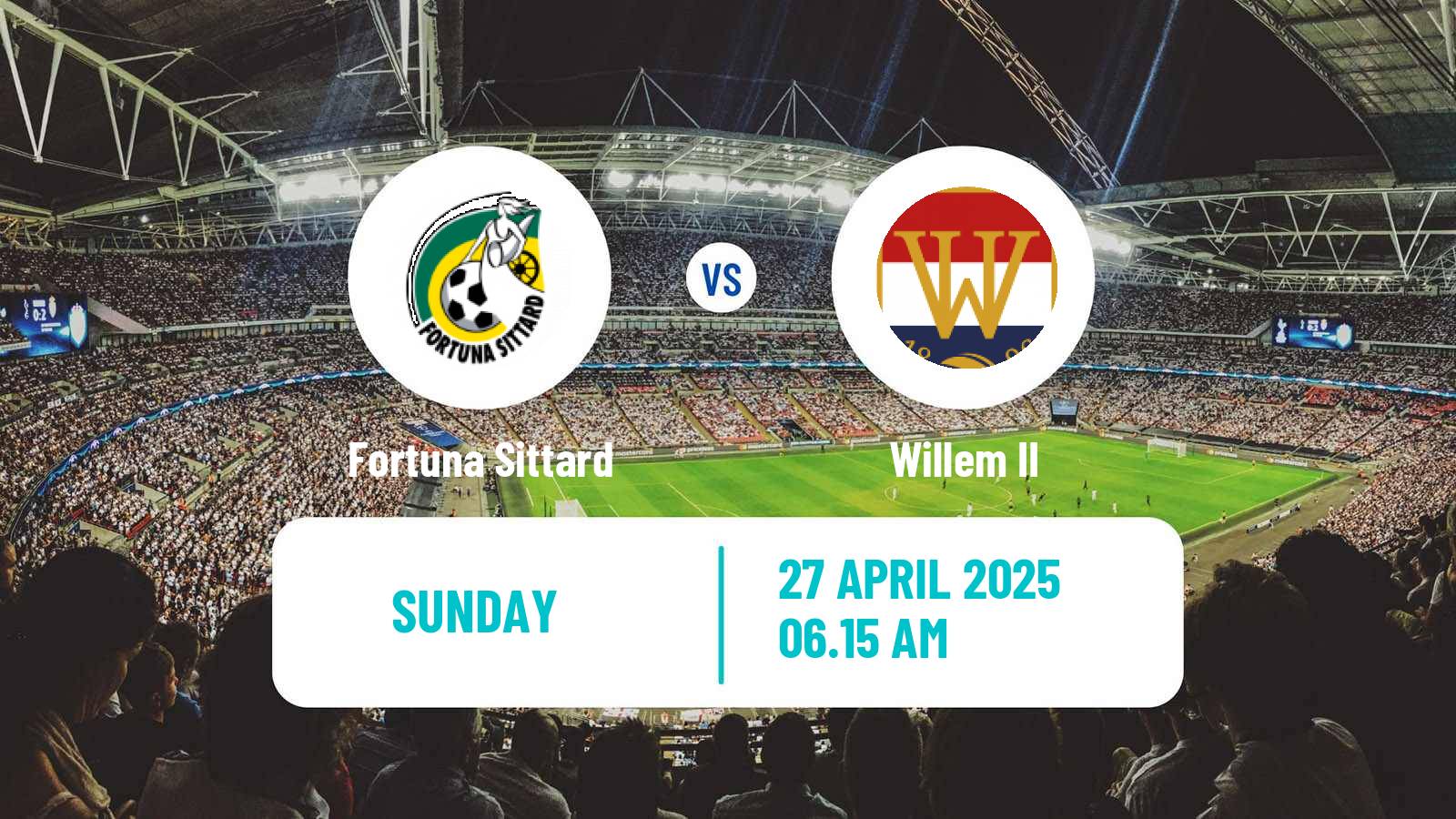 Soccer Dutch Eredivisie Fortuna Sittard - Willem II