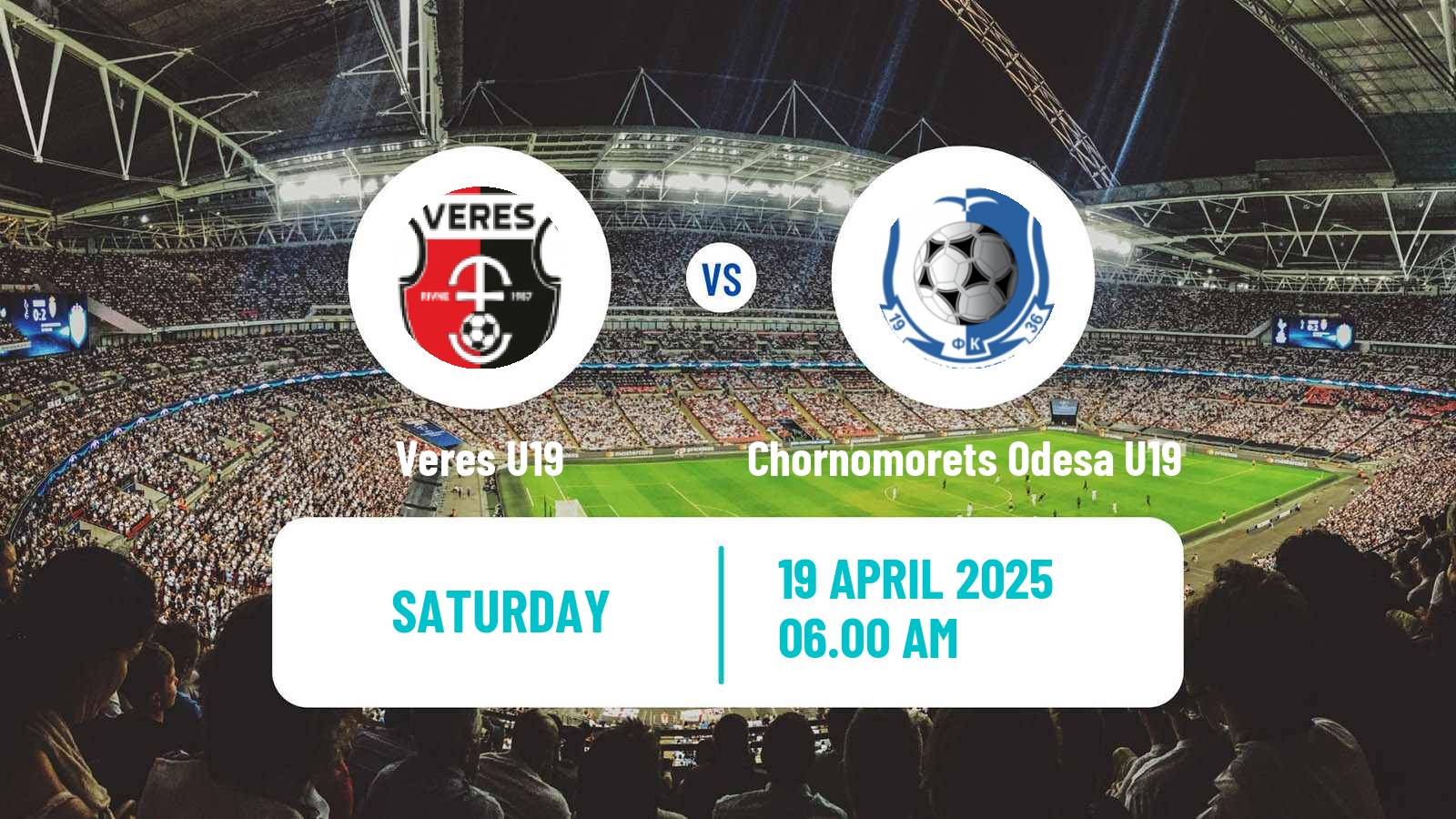 Soccer Ukrainian U19 League Veres U19 - Chornomorets Odesa U19
