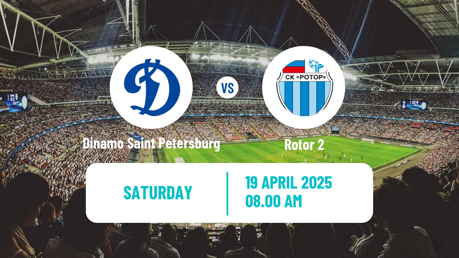 Soccer FNL 2 Division B Group 3 Dinamo Saint Petersburg - Rotor 2