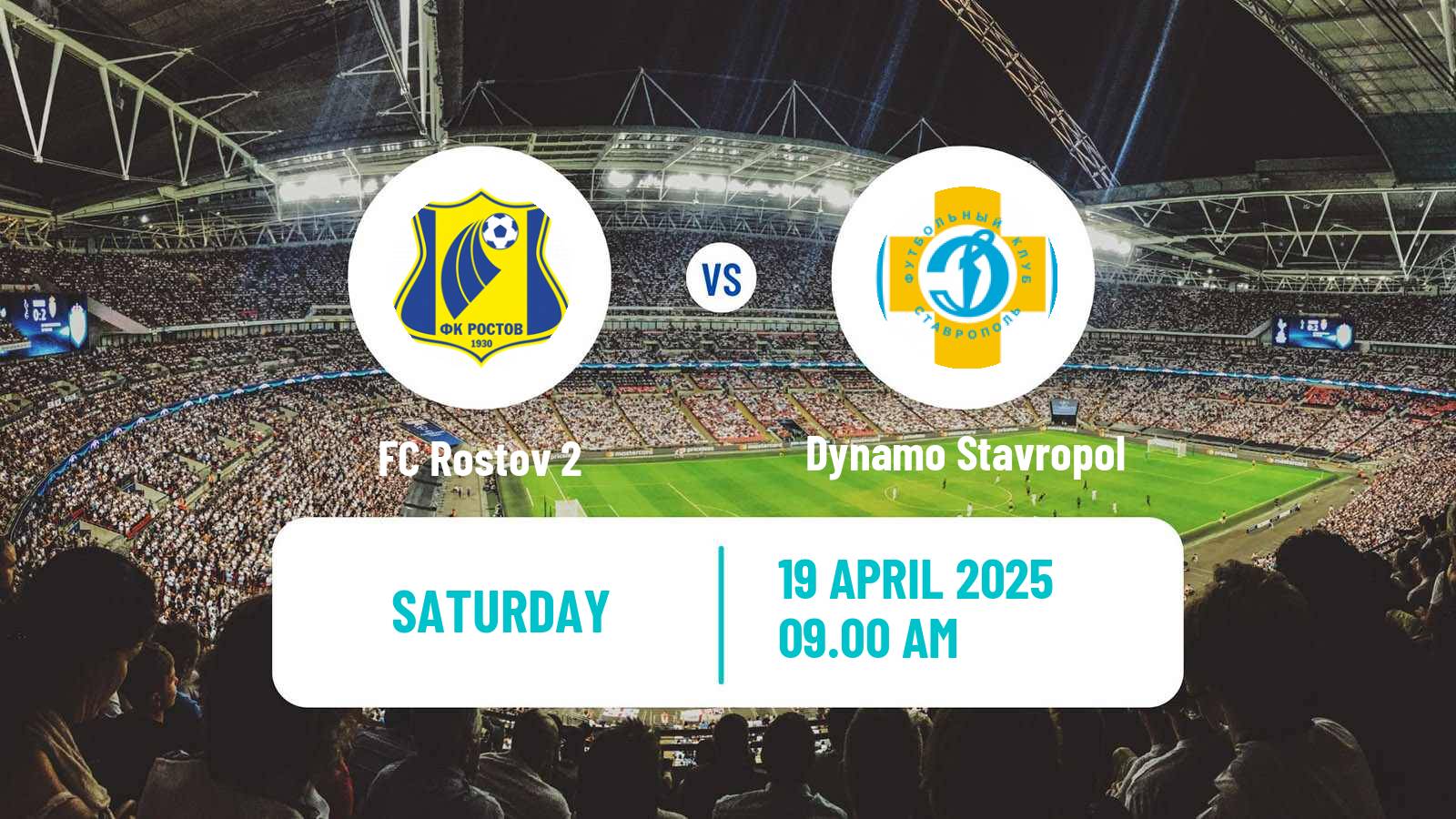 Soccer FNL 2 Division B Group 1 Rostov 2 - Dynamo Stavropol