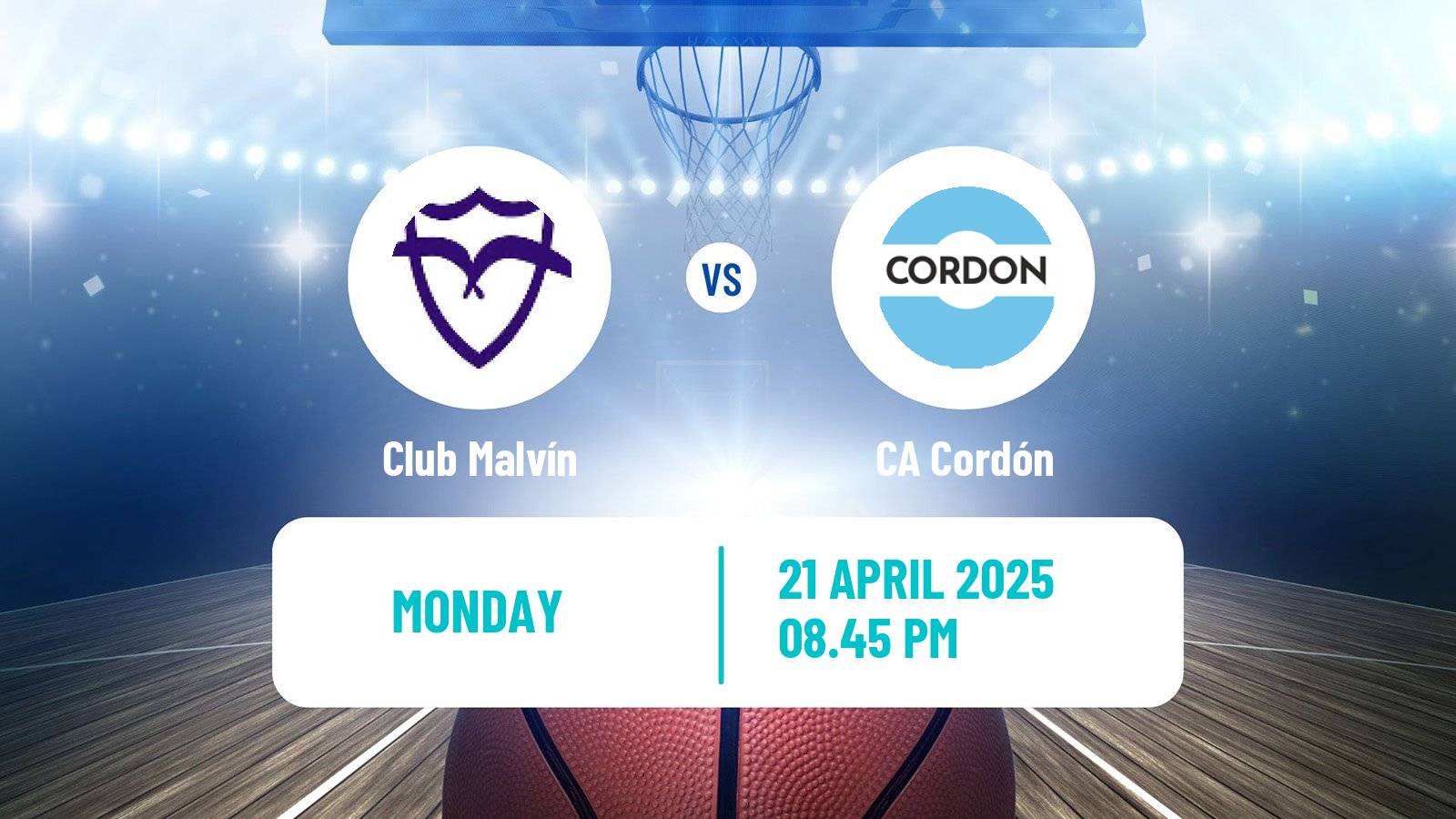 Basketball Uruguayan Liga Basketball Malvín - Cordón