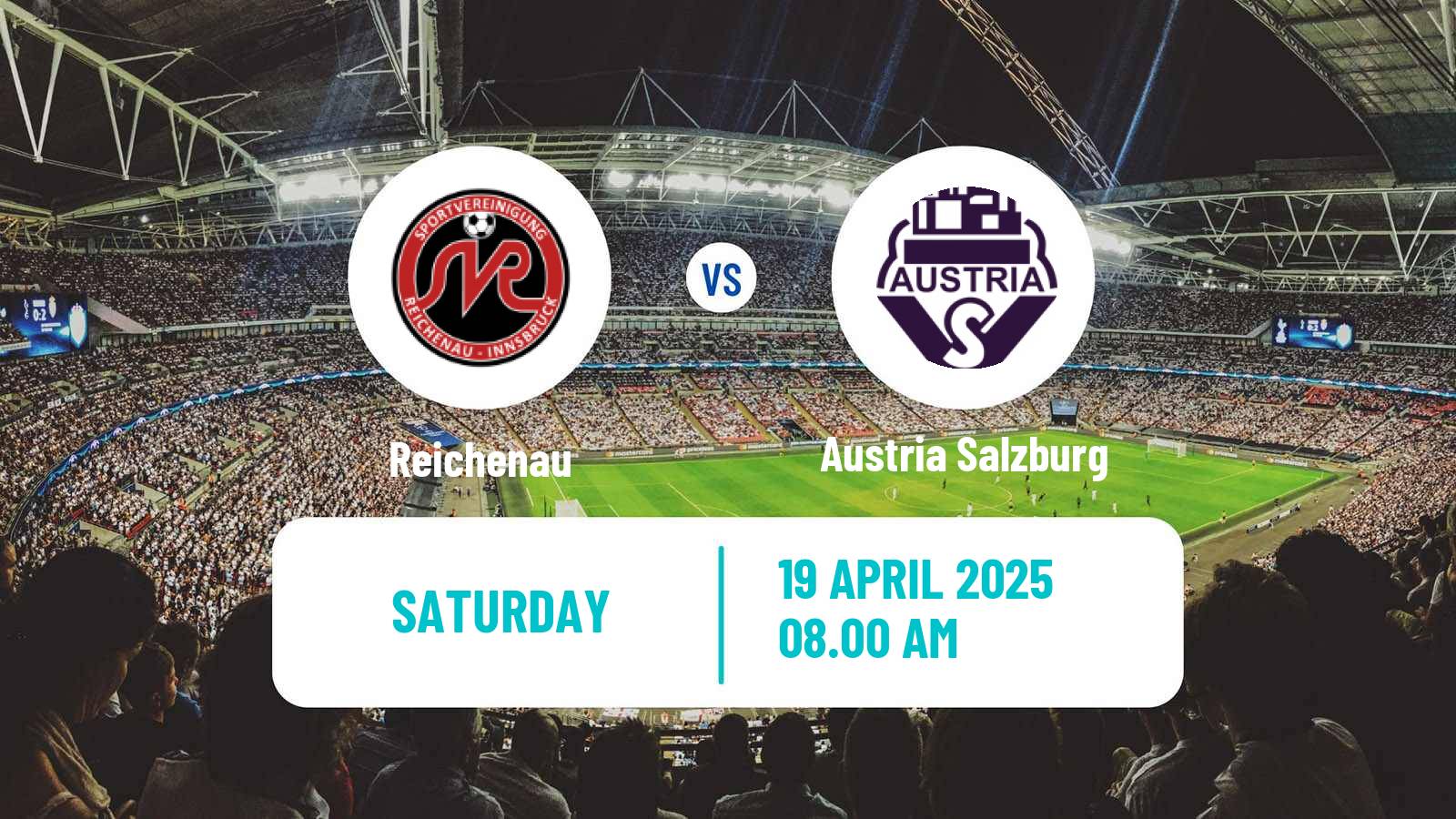 Soccer Austrian Regionalliga West Reichenau - Austria Salzburg