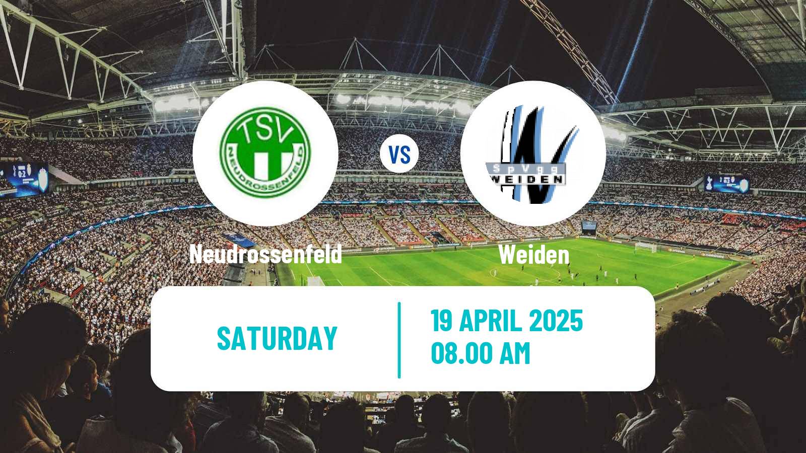 Soccer German Oberliga Bayern Nord Neudrossenfeld - Weiden