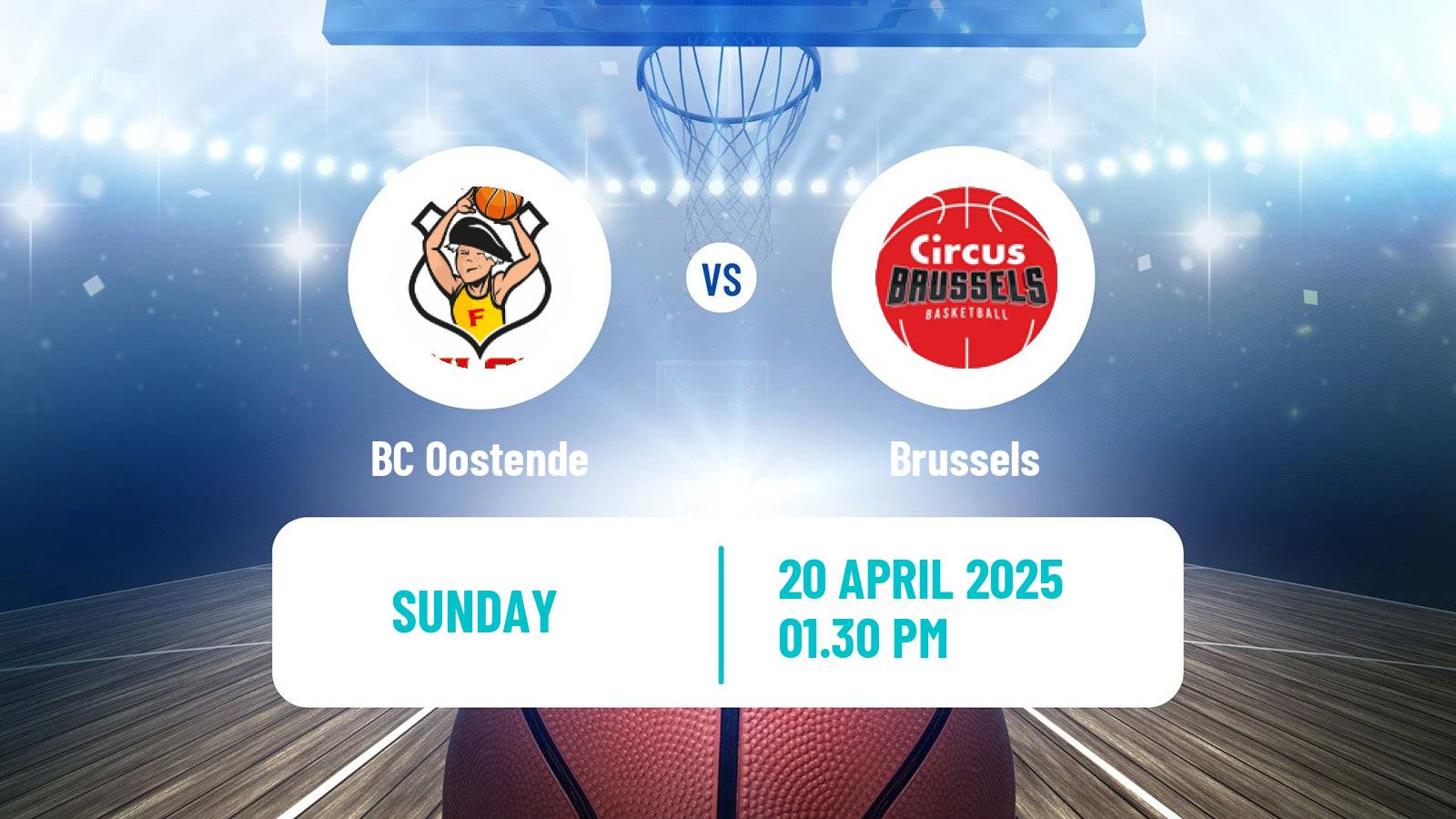 Basketball BNXT League Oostende - Brussels