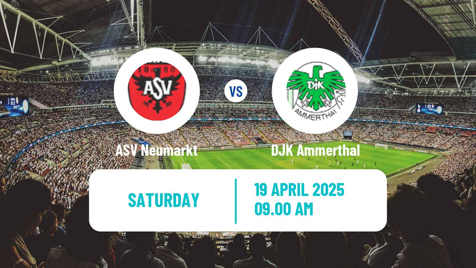 Soccer German Oberliga Bayern Nord Neumarkt - DJK Ammerthal
