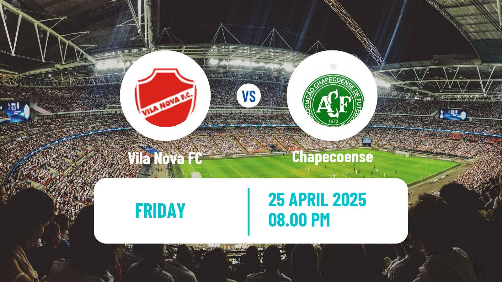 Soccer Brazilian Serie B Vila Nova - Chapecoense