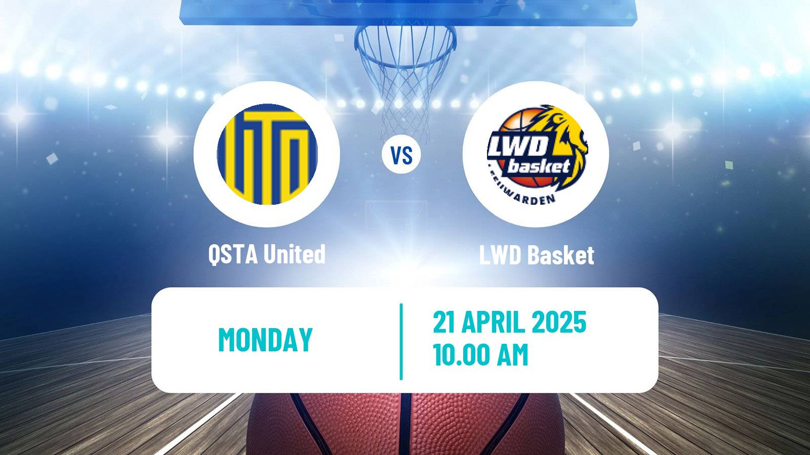Basketball BNXT League QSTA United - LWD Basket