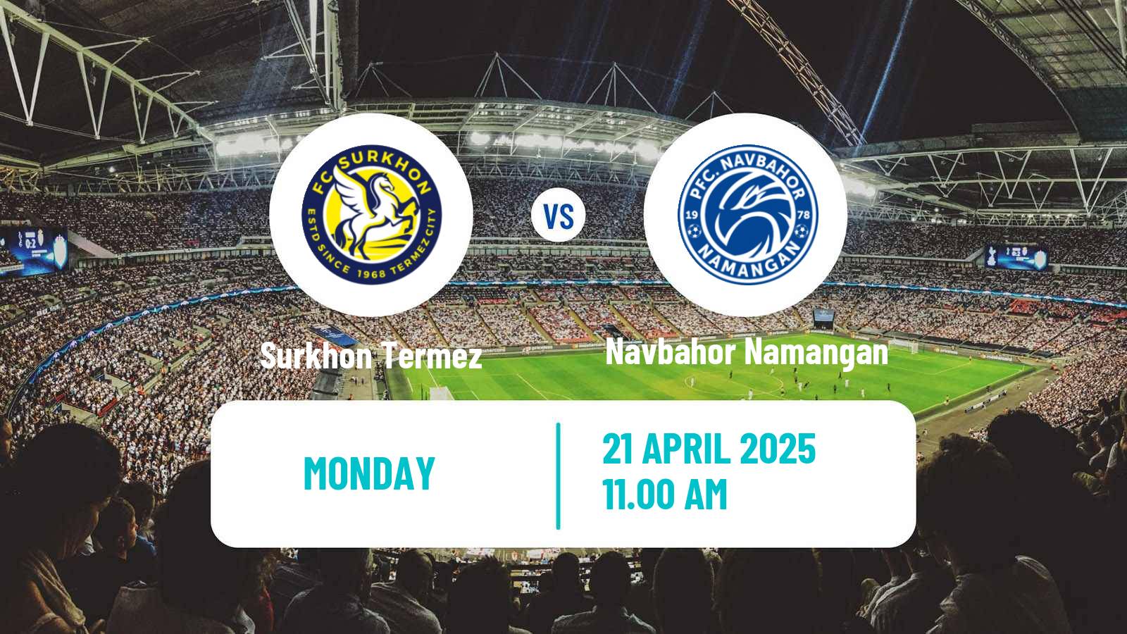 Soccer Uzbek League Surkhon Termez - Navbahor Namangan