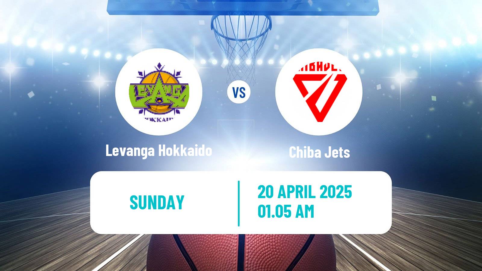 Basketball BJ League Levanga Hokkaido - Chiba Jets