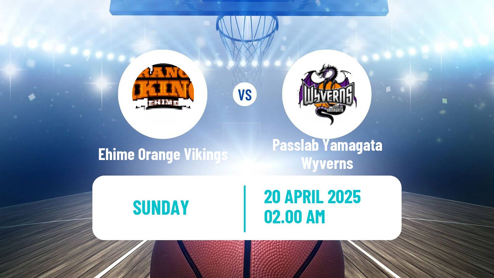 Basketball Japan B2 League Basketball Ehime Orange Vikings - Passlab Yamagata Wyverns