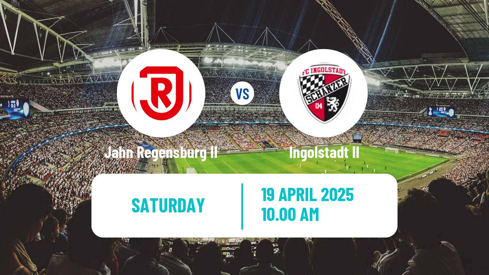 Soccer German Oberliga Bayern Nord Jahn Regensburg II - Ingolstadt II