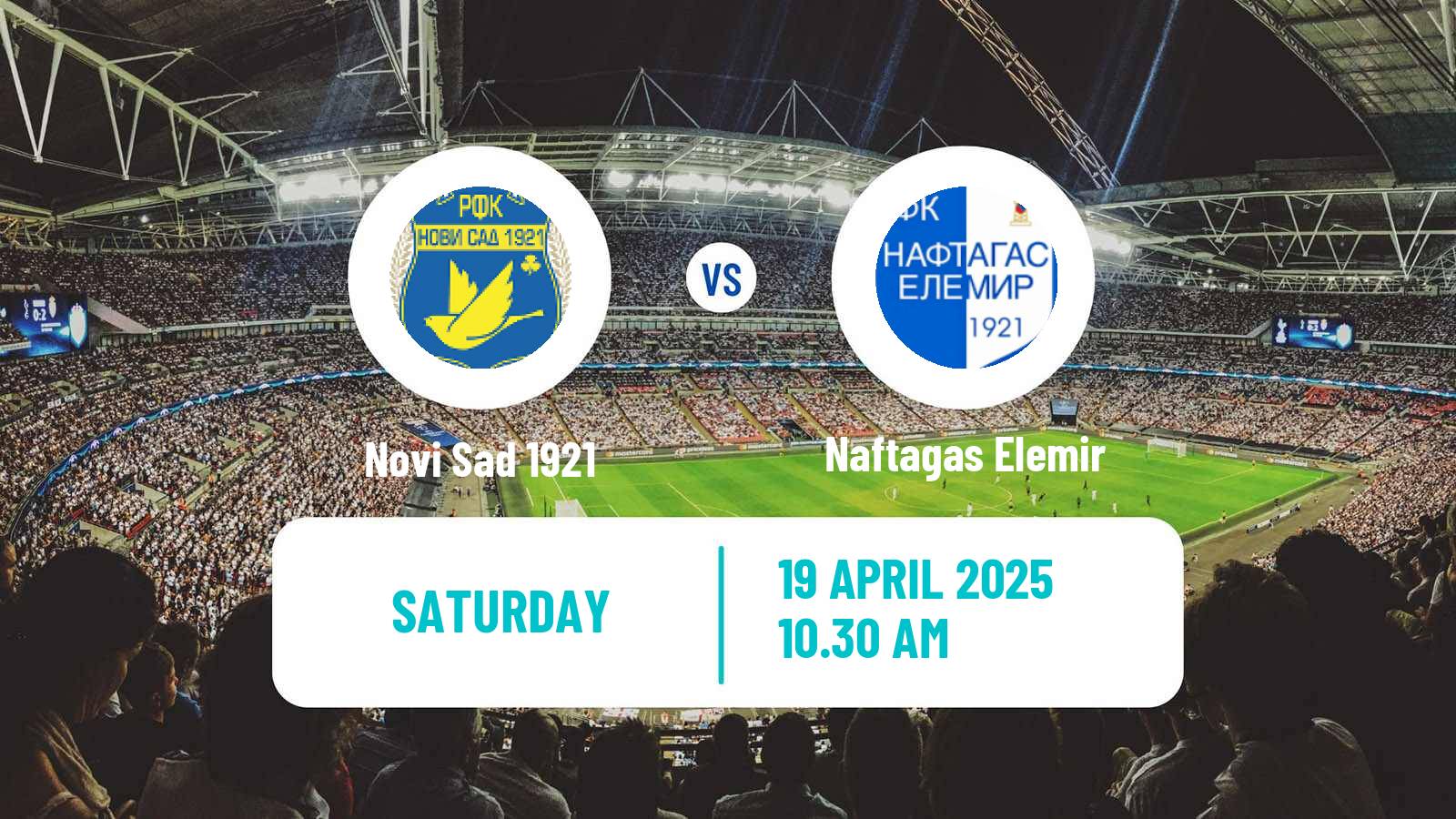 Soccer Serbian Srpska Liga - Vojvodina Novi Sad 1921 - Naftagas Elemir