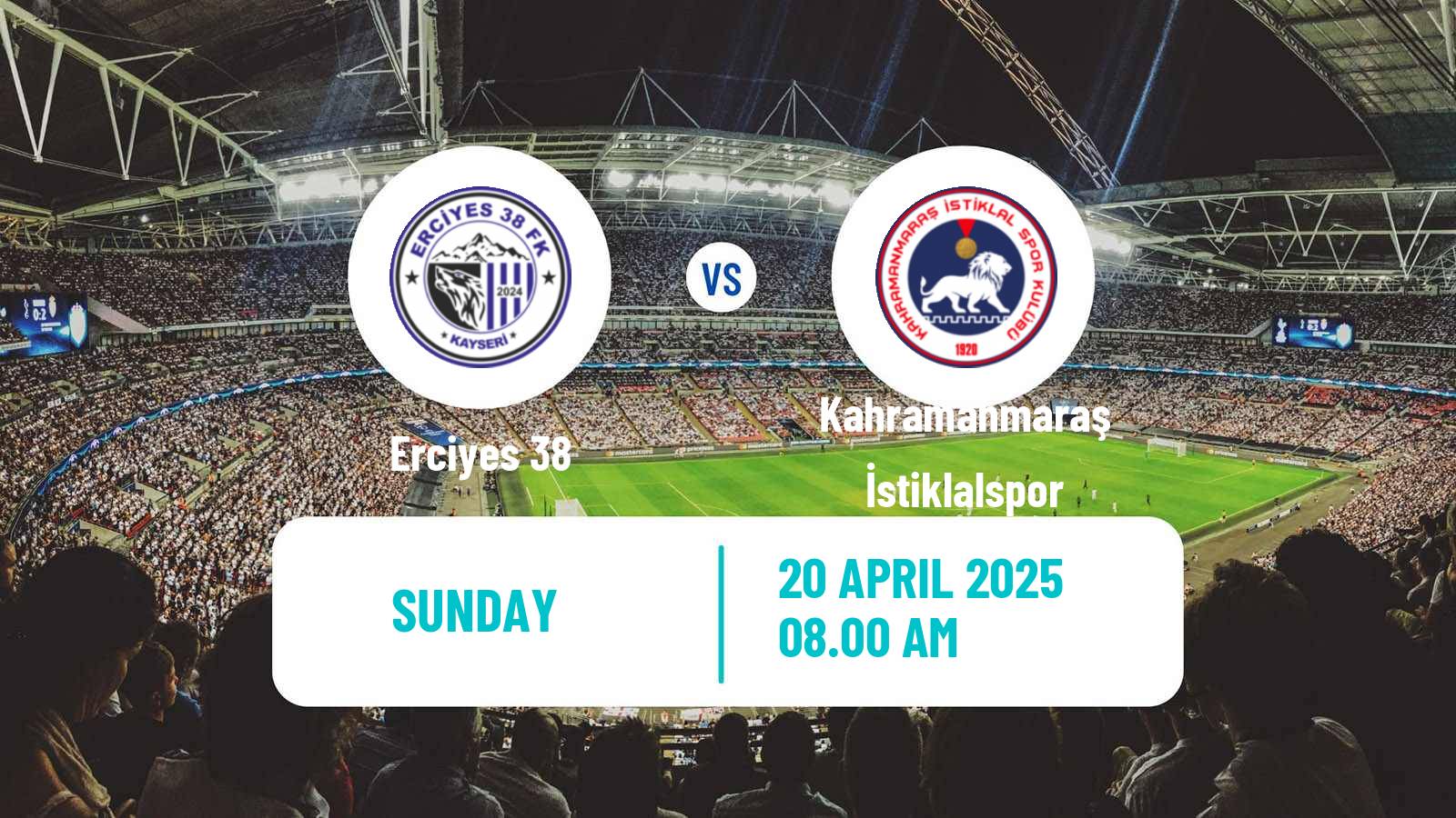 Soccer Turkish 3 Lig Group 4 Erciyes 38 - Kahramanmaraş İstiklalspor