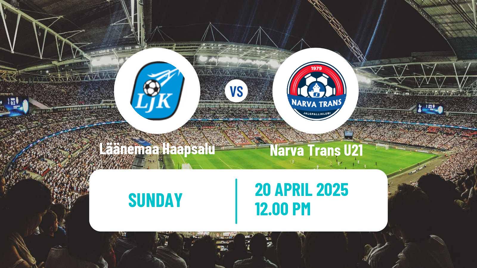 Soccer Estonian Esiliiga B Läänemaa Haapsalu - Narva Trans U21