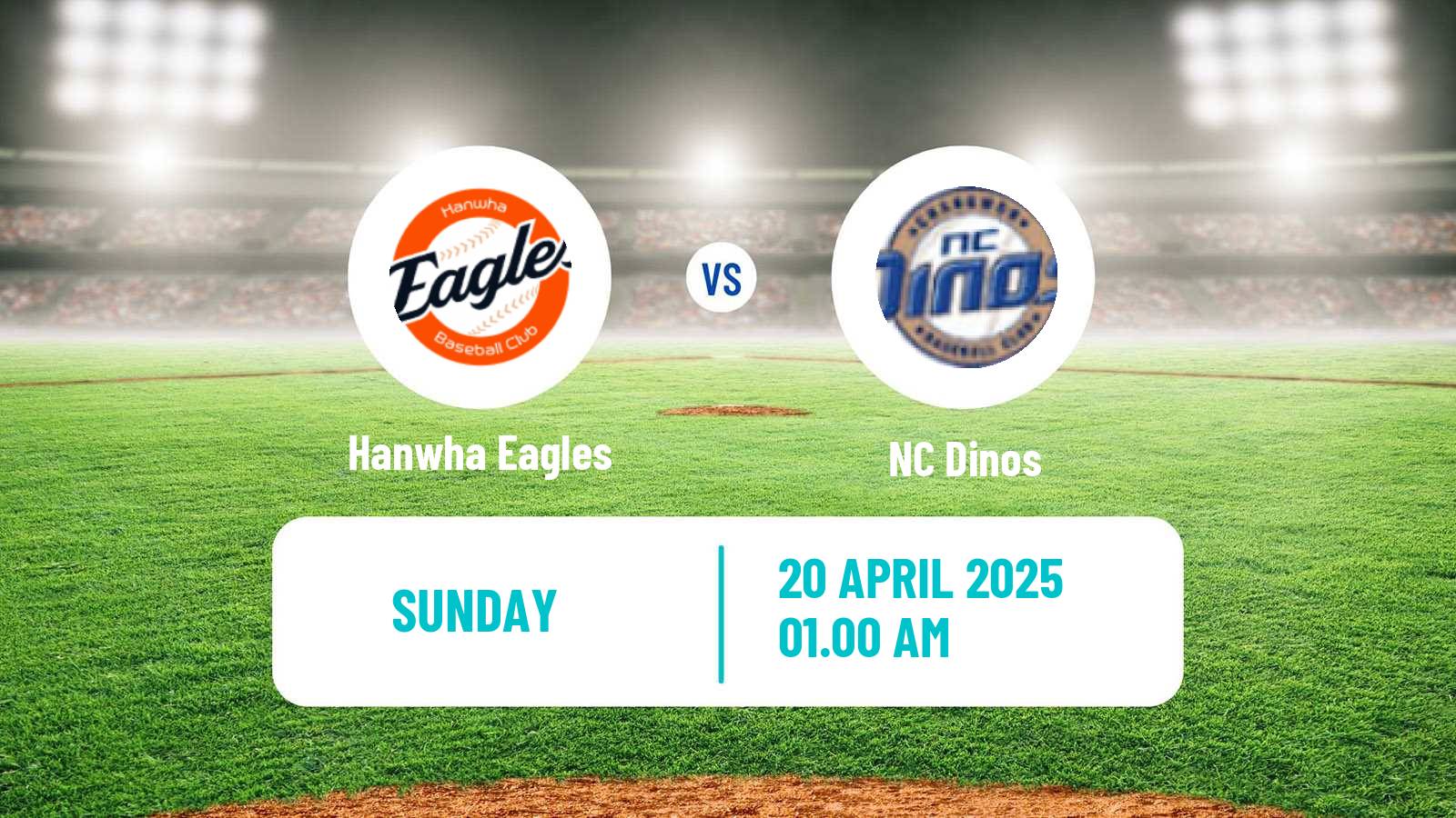 Baseball KBO Hanwha Eagles - NC Dinos