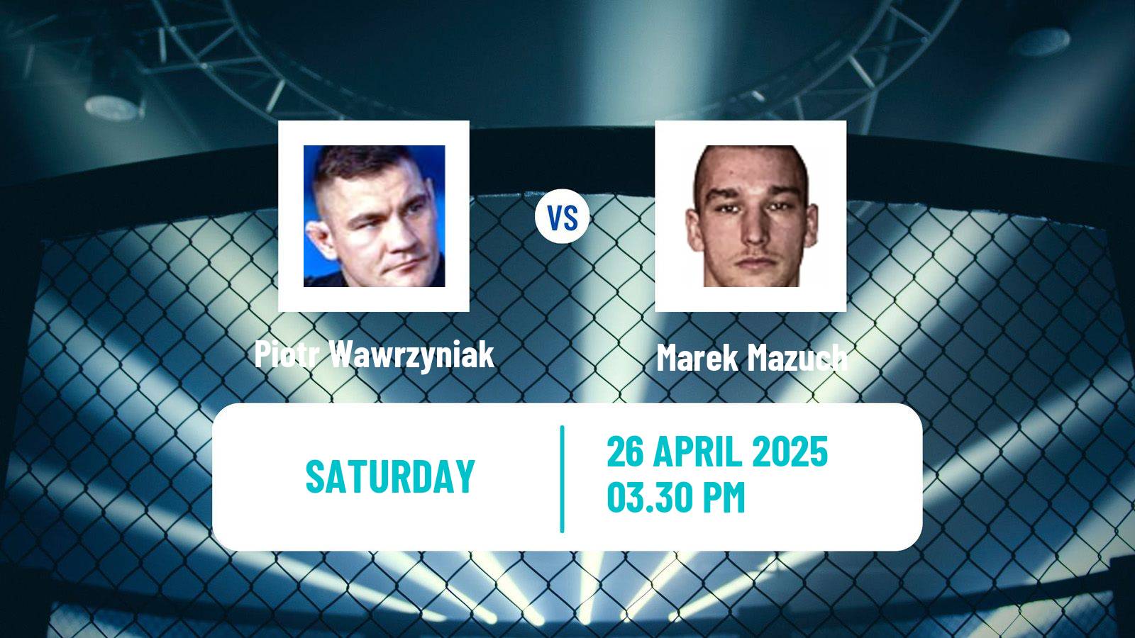 MMA Middleweight Tipsport Gamechanger Men Piotr Wawrzyniak - Marek Mazuch