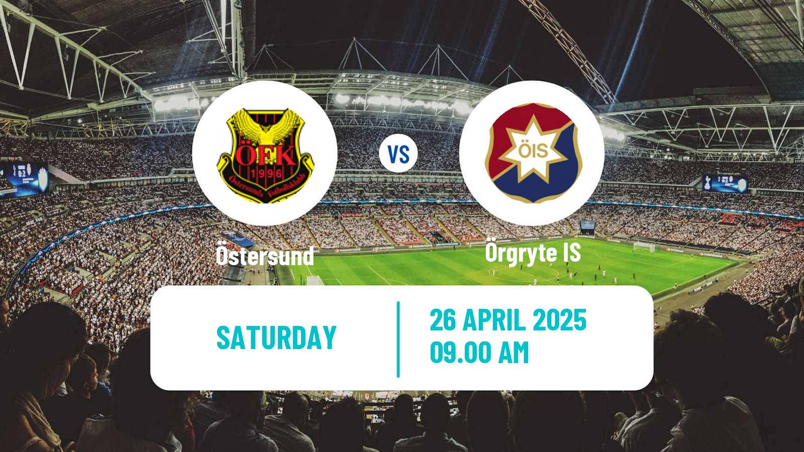 Soccer Swedish Superettan Östersund - Örgryte