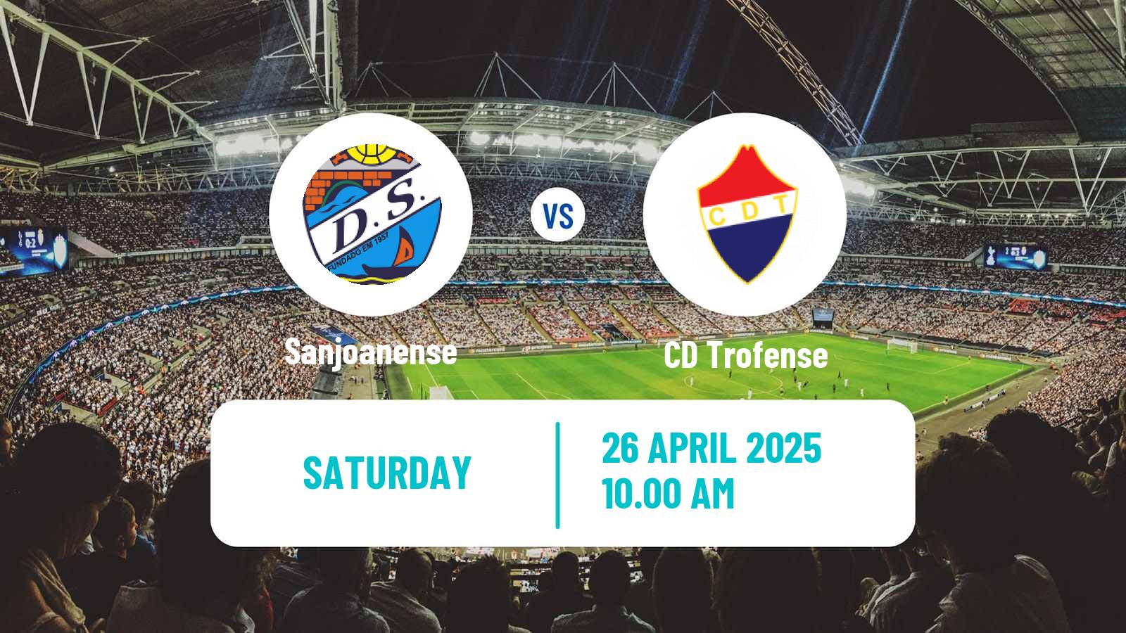 Soccer Portuguese Liga 3 Sanjoanense - Trofense