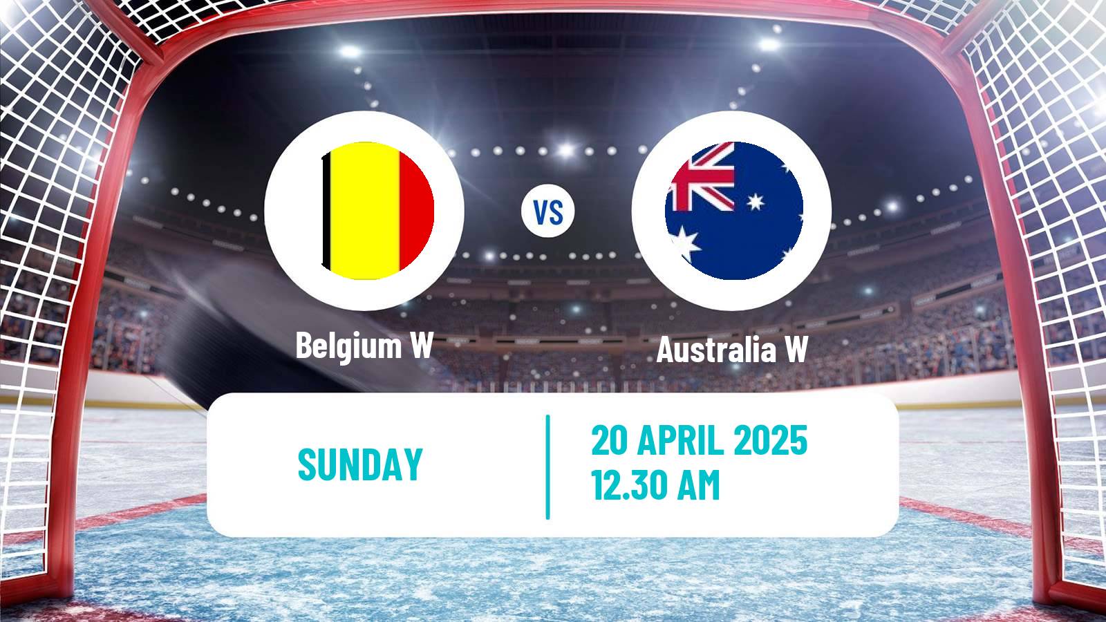 Hockey IIHF World Championship IIB Women Belgium W - Australia W
