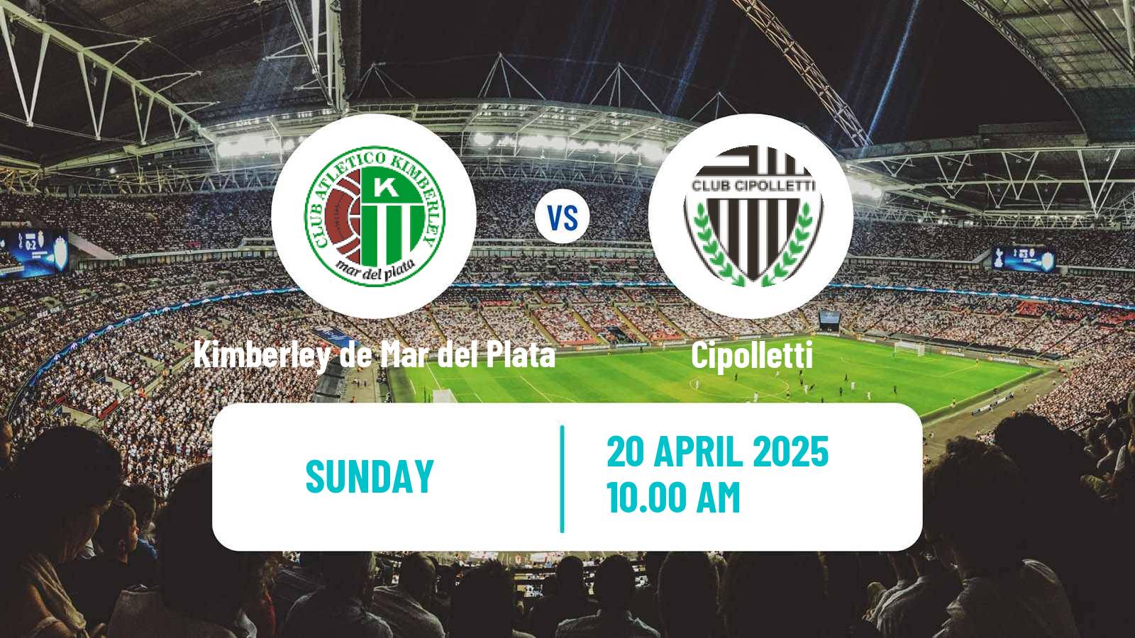 Soccer Argentinian Torneo Federal Kimberley de Mar del Plata - Cipolletti