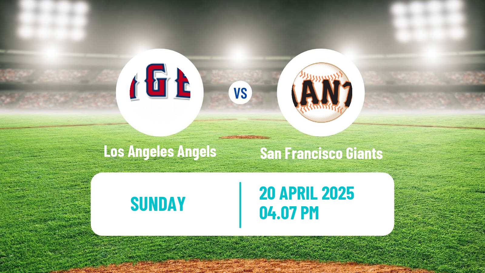 Baseball MLB Los Angeles Angels - San Francisco Giants
