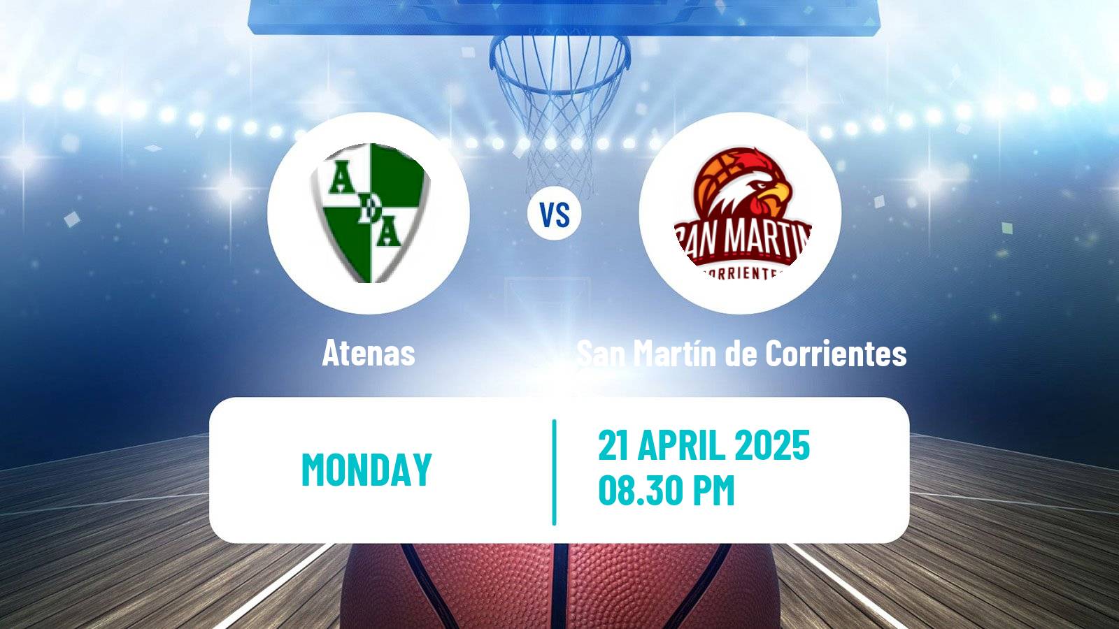 Basketball Argentinian LNB Atenas - San Martín de Corrientes