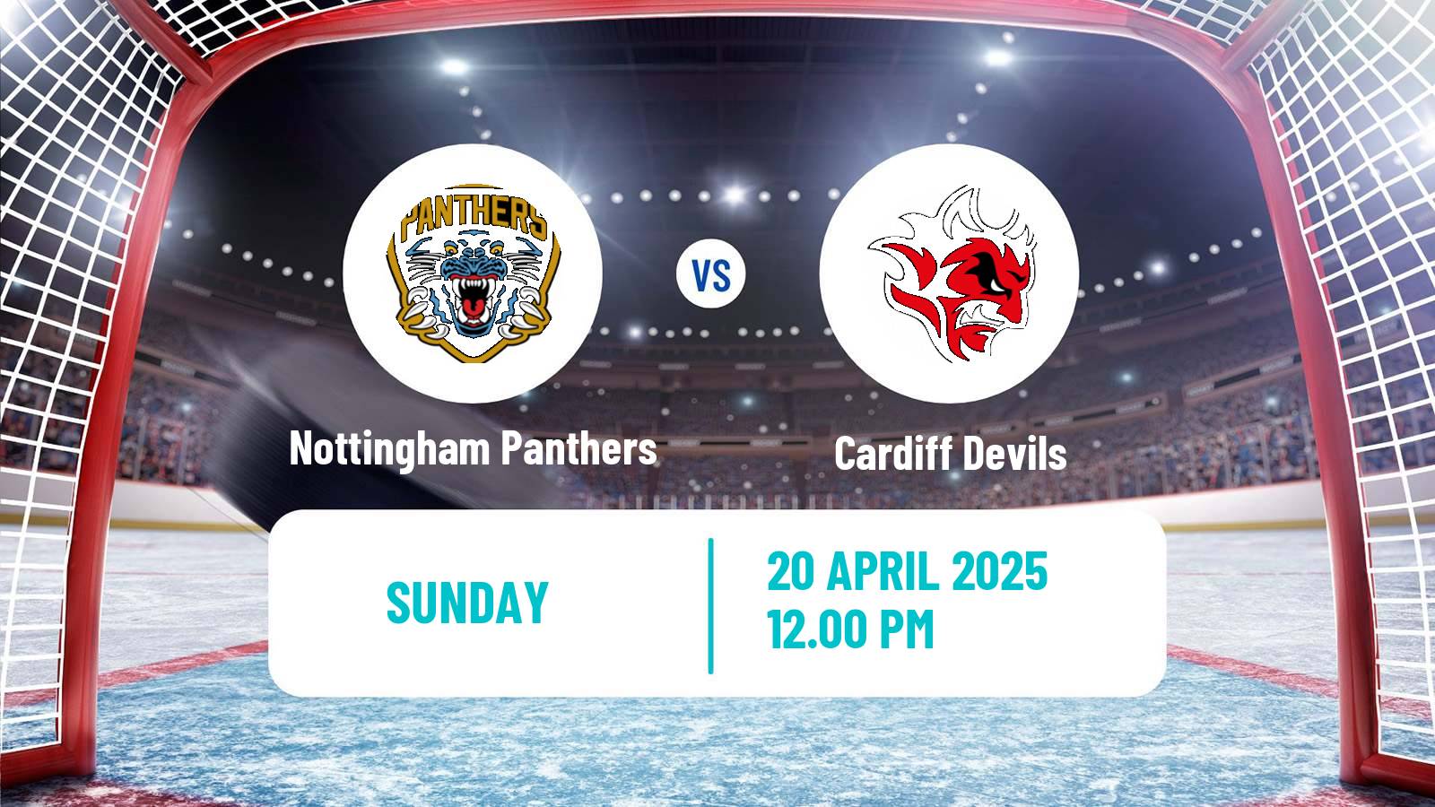 Hockey United Kingdom Elite League Nottingham Panthers - Cardiff Devils