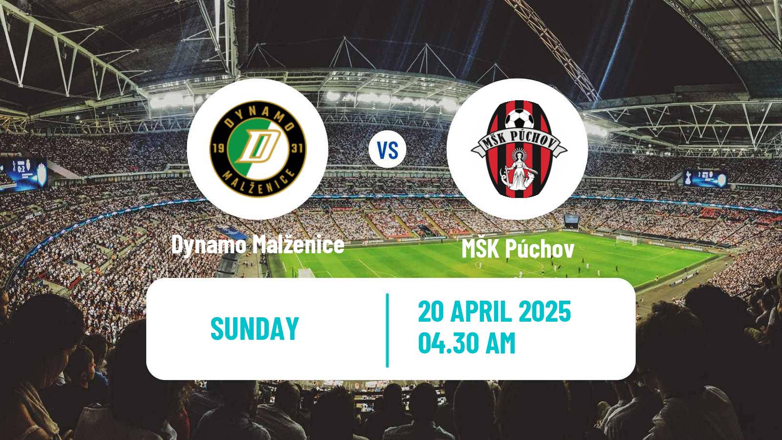 Soccer Slovak 2 Liga Dynamo Malženice - Púchov