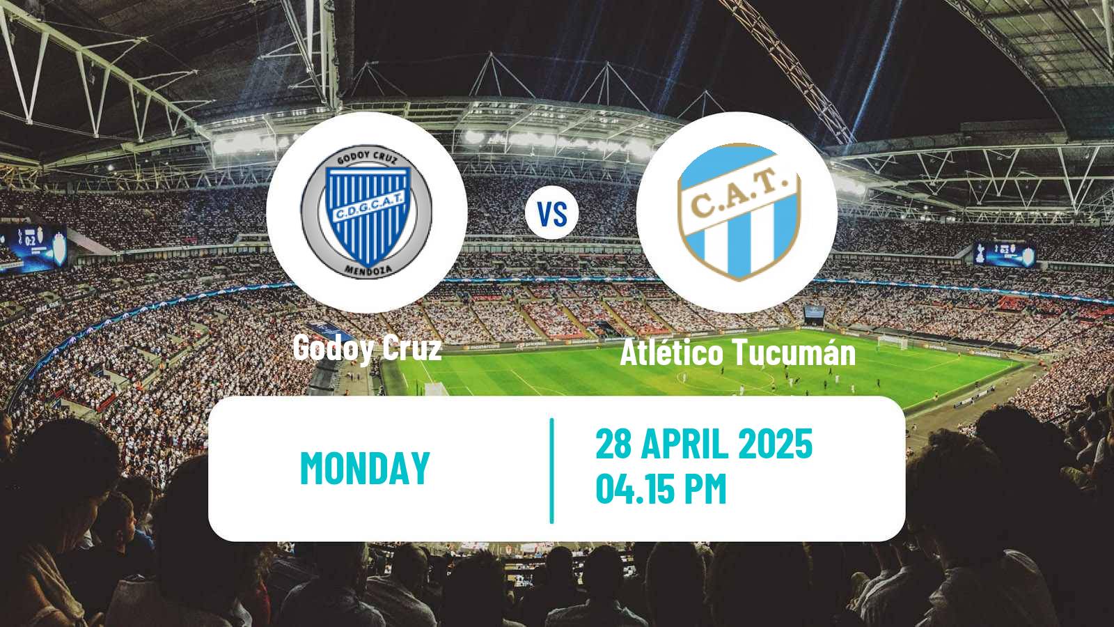 Soccer Argentinian Liga Profesional Godoy Cruz - Atlético Tucumán