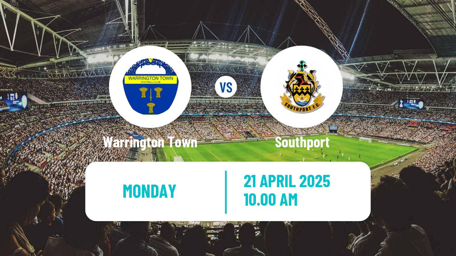 Soccer English National League North Warrington Town - Southport