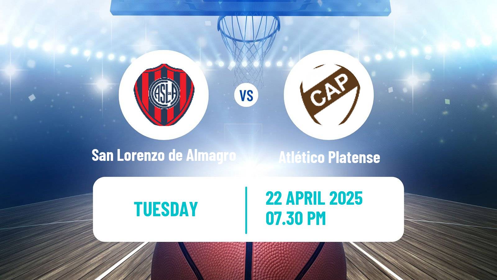 Basketball Argentinian LNB San Lorenzo de Almagro - Atlético Platense