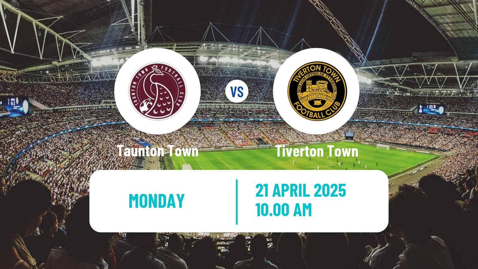 Soccer English Southern League South Division Taunton Town - Tiverton Town