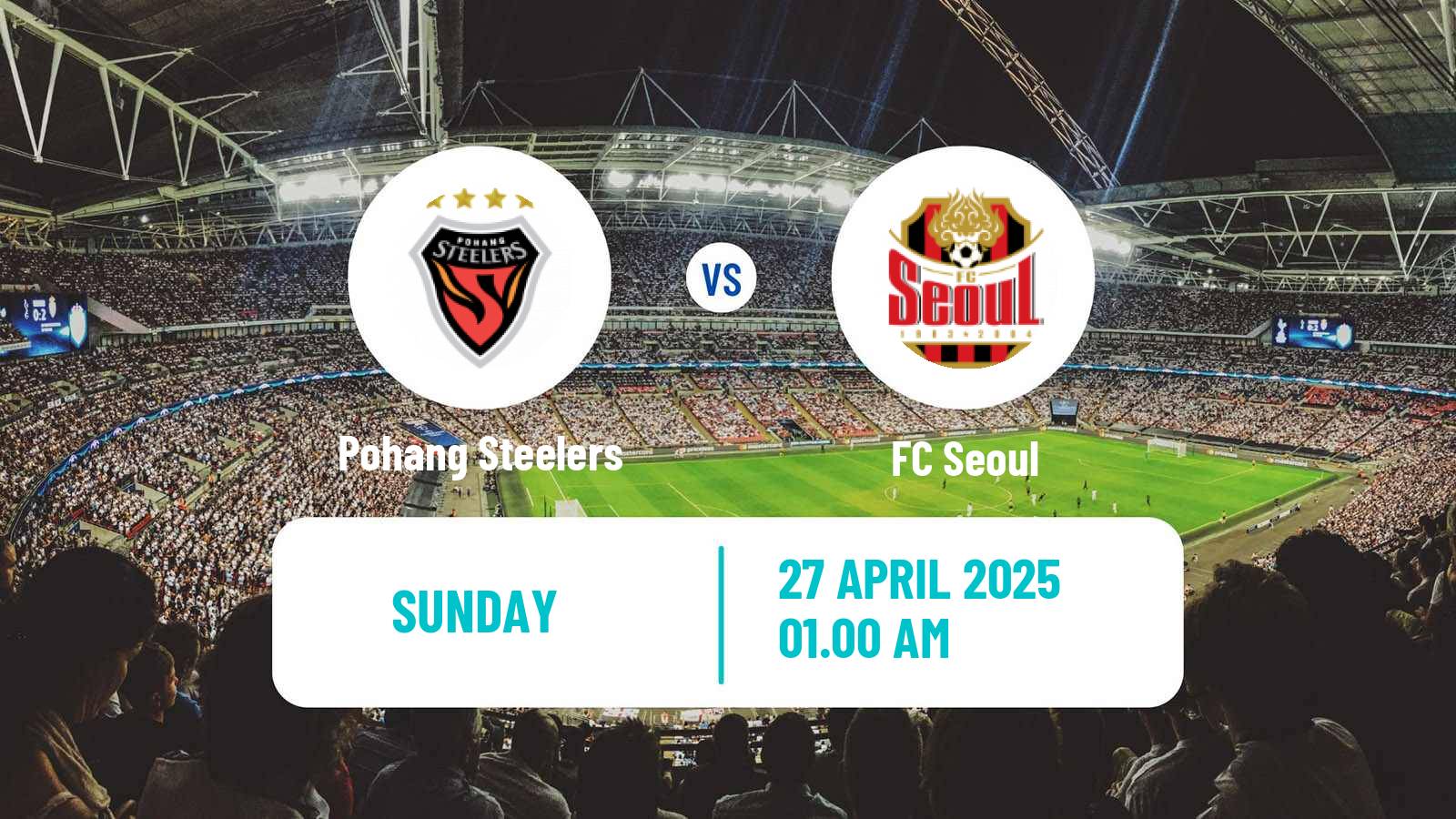 Soccer South Korean K-League 1 Pohang Steelers - FC Seoul