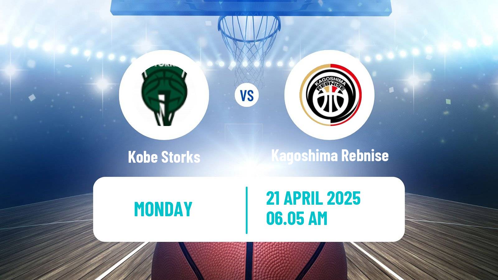 Basketball Japan B2 League Basketball Kobe Storks - Kagoshima Rebnise