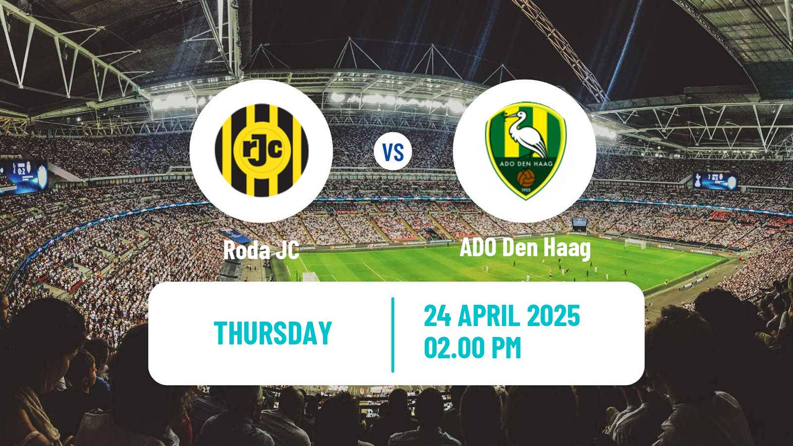 Soccer Dutch Eerste Divisie Roda - ADO Den Haag