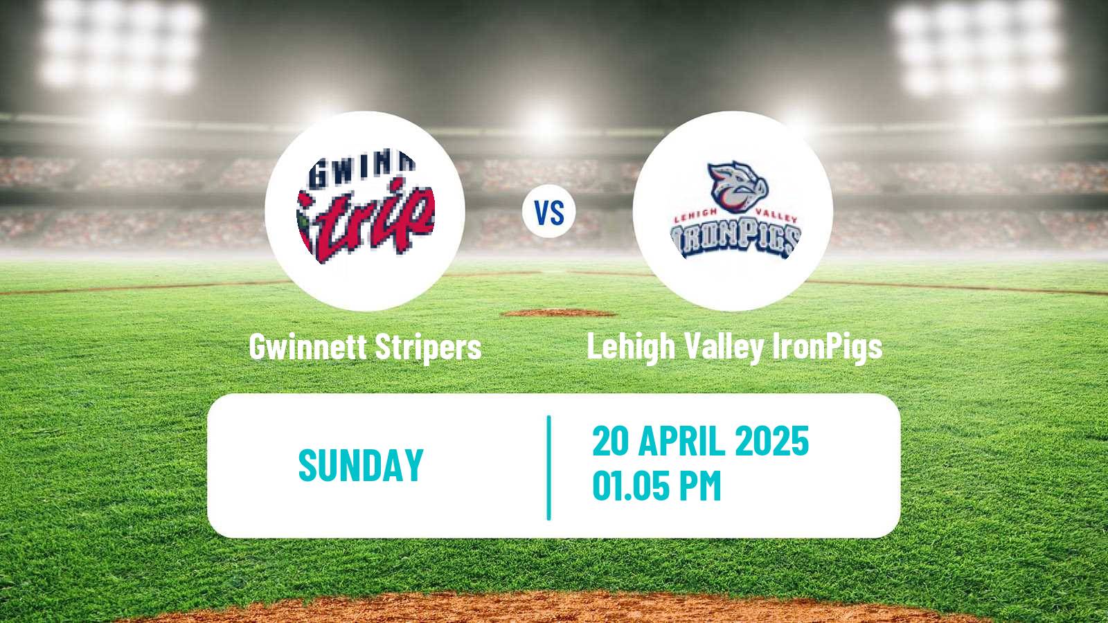 Baseball IL Gwinnett Stripers - Lehigh Valley IronPigs