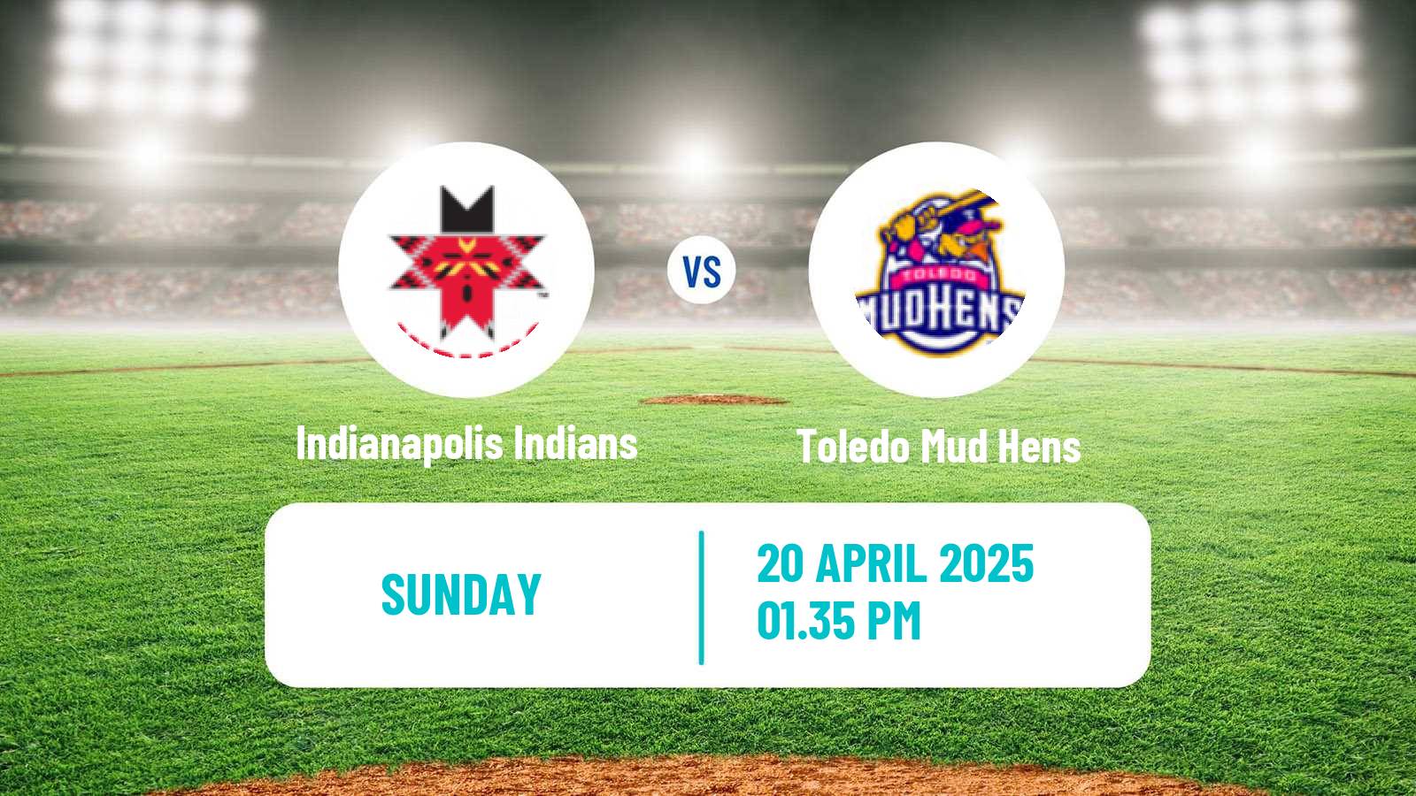 Baseball IL Indianapolis Indians - Toledo Mud Hens