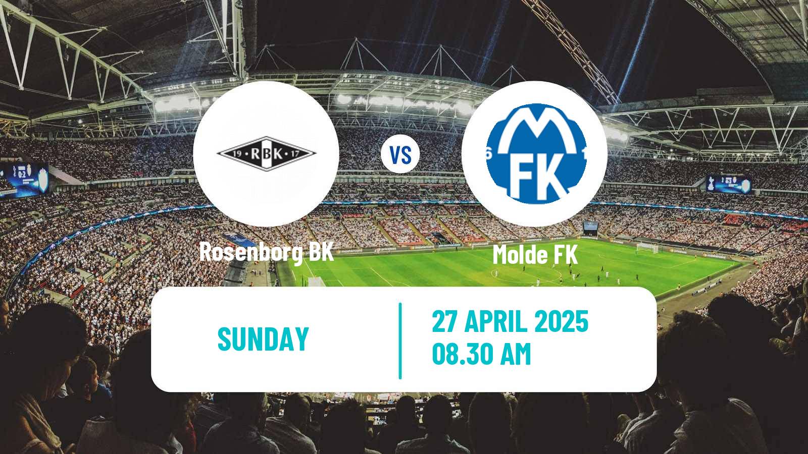 Soccer Norwegian Eliteserien Rosenborg - Molde