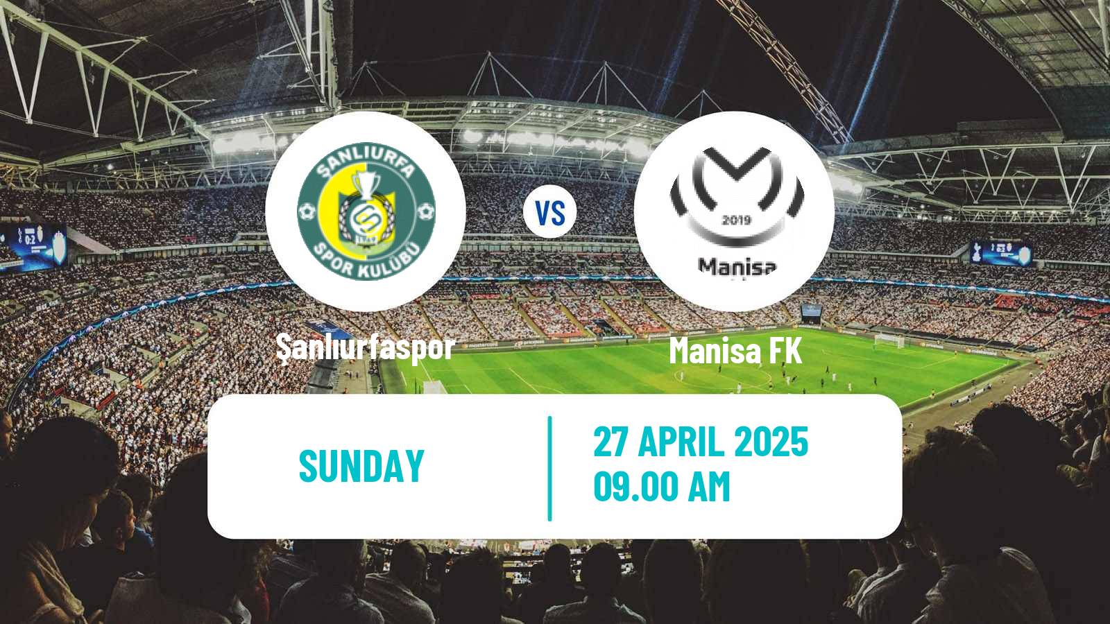 Soccer Turkish First League Şanlıurfaspor - Manisa FK