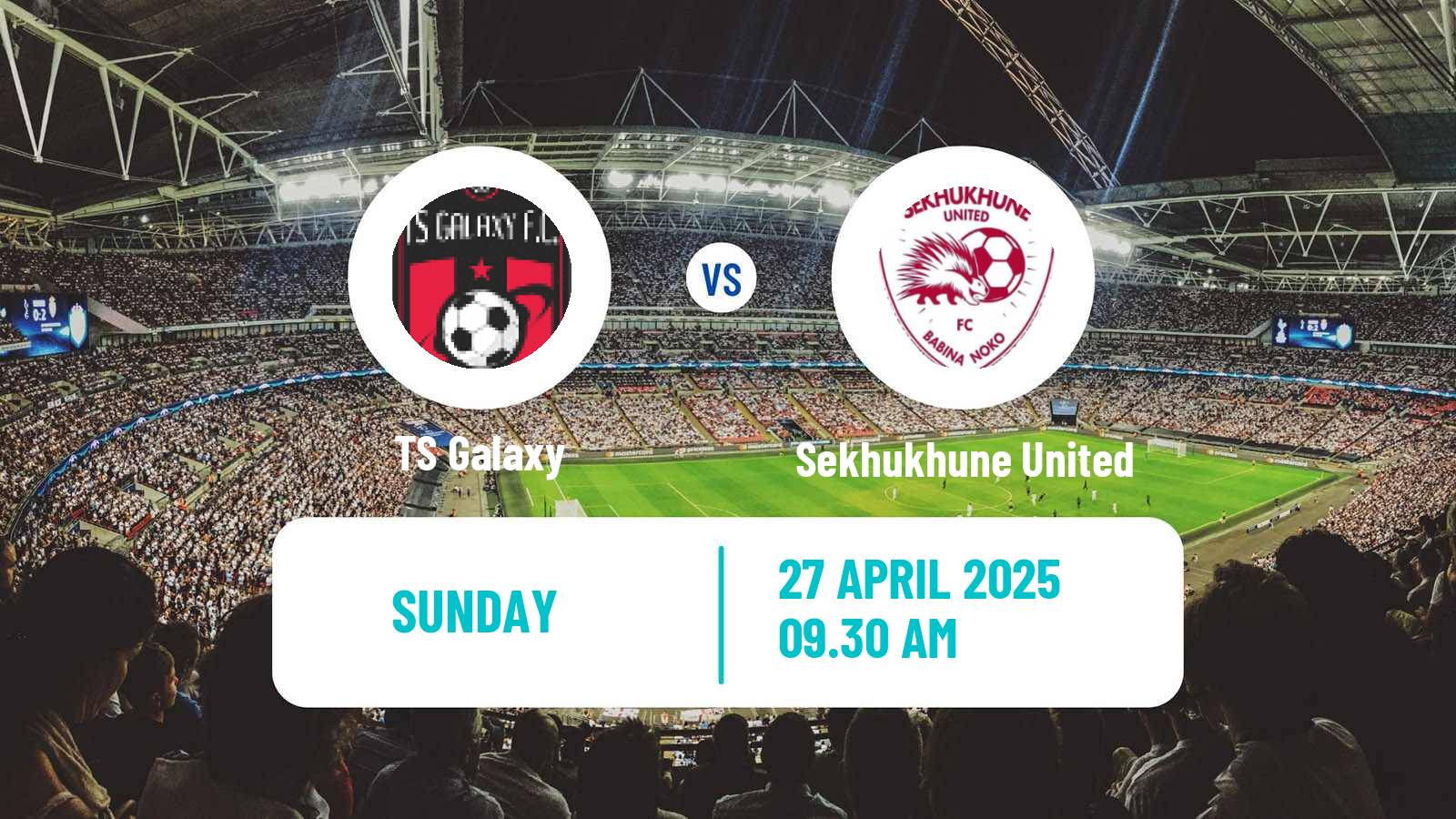 Soccer South African Premier Soccer League TS Galaxy - Sekhukhune United