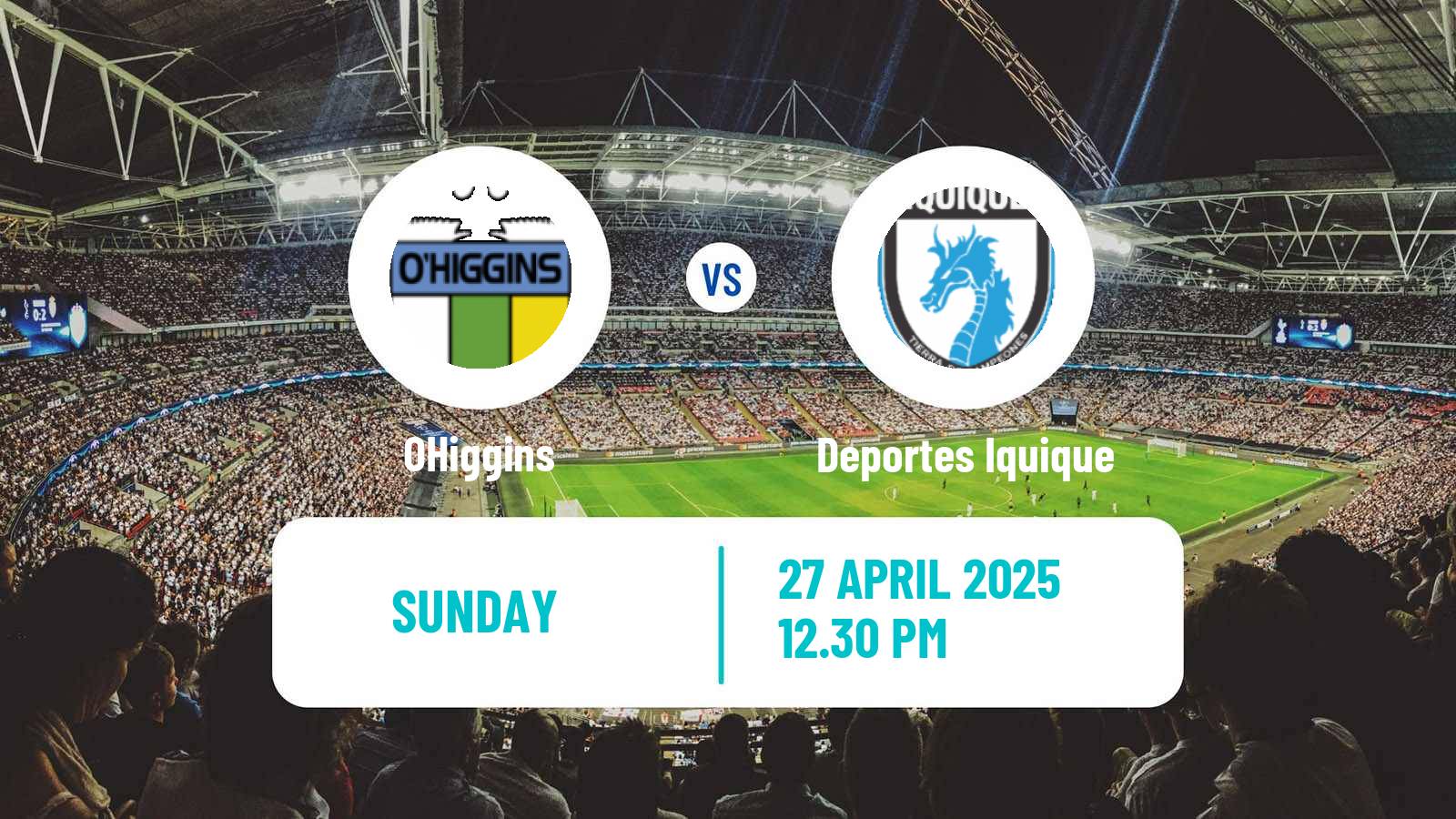 Soccer Chilean Primera Division OHiggins - Deportes Iquique