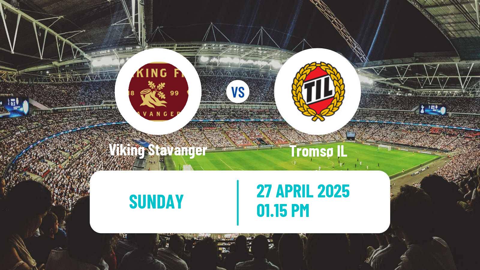 Soccer Norwegian Eliteserien Viking Stavanger - Tromsø